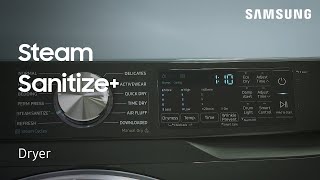 Use Steam Sanitize on your Samsung Dryer  Samsung US [upl. by Gerome]