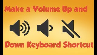 How to Create Keyboard Shortcuts for Volume UpDown 2021 TrickyTorials [upl. by Fina279]