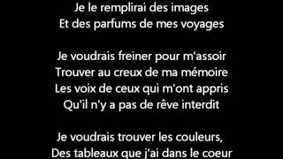 Celine dion  Parler a mon père Lyrics [upl. by Seidule927]