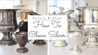 How To Clean Silver  Before and After [upl. by Danette]