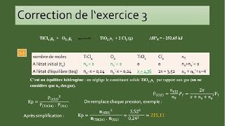 EXERCICES EQUILIBRES CHIMIQUES [upl. by Eugnimod]