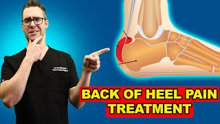 Retrocalcaneal Heel BURSITIS Treatment Heel Pain Exercises amp Massage [upl. by Nevaeh]