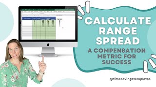 Compensation Administration Calculate Range Spread in Excel [upl. by Rma]