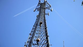 Henkels amp McCoy  Cell Tower Antenna Installation [upl. by Acirej]