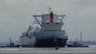 LNG Carrier “LNG MARS” Yokkaichi Port [upl. by Spanjian]