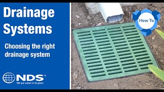 How to Choose the Right Landscape Drainage System for Stormwater Runoff  NDS Yard Drainage Systems [upl. by Ilek793]