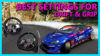 BEST Logitech G25  G27  G29  G920 Setting For ASSETTO CORSA DRIFTING  GRIP [upl. by Disraeli518]