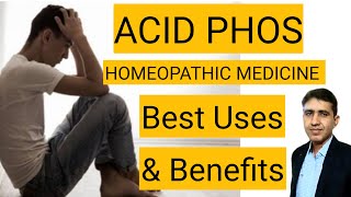 Acidum Phosphoricum Q 30 200 Homeopathic Medicine Uses and Benefits  ED  in Hindi [upl. by Eedyaj]