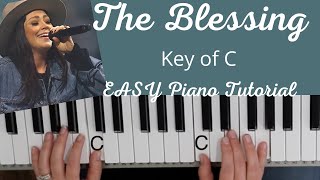 The Blessing Key of CEASY Piano Tutorial [upl. by Bronwen]