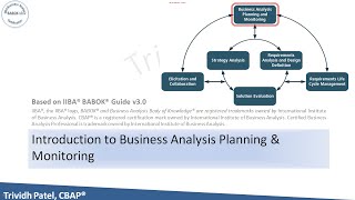 IIBA BABOK v3  Business Analysis Planning amp Monitoring  IIBA CBAP CCBA ECBA Certification Training [upl. by Ynffit]