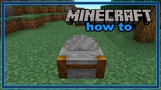 How to Craft and Use a Stonecutter in Minecraft [upl. by Hgiellek142]