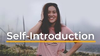 Video Template For Self Introduction [upl. by Blakely362]