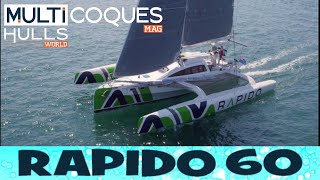 RAPIDO 60 Trimaran  Boat Review Teaser  Multicoques Mag  Multihulls World [upl. by Ailatan]