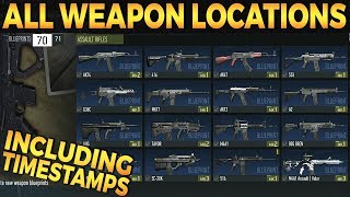 Ghost Recon Breakpoint  ALL WEAPON BLUEPRINTS LOCATION timestamps included [upl. by Rosalynd791]