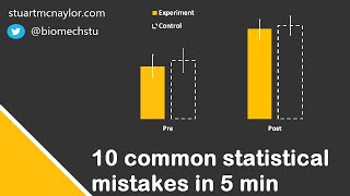 Ten Statistical Mistakes in 5 Min [upl. by Ggerc507]