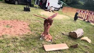 A fabulous range of wooden sculpture at Caerleon festival 2024 [upl. by Roon]