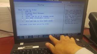 How to Enter BIOS Change Boot order and secure boot Lenovo Thinkpad E560 [upl. by Gustafsson]