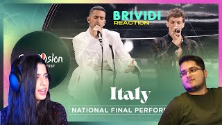 Mahmood amp BLANCO  Brividi REACTION Italy Eurovision 2022  Siblings React [upl. by Airehc]