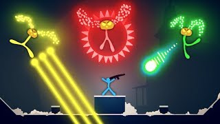 Stick Fight NEW BOSSES vs Hero Stickmen Stick Fight the Game Multiplayer Gameplay NEW Update [upl. by Atirabrab]