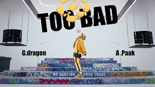 GDRAGON  TOO BAD feat Anderson Paak Official Video [upl. by Rhpotsirhc]