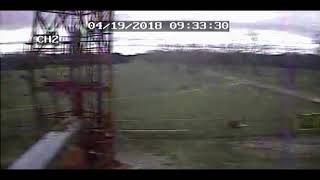 KOZK Tower Collapse Fordland Mo [upl. by Hartfield]