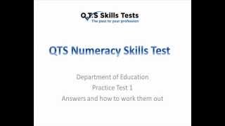 Numeracy Practice Test 1 [upl. by Alamac]