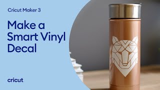 Make a Smart Vinyl Decal with Cricut Maker 3 [upl. by Nerraw]