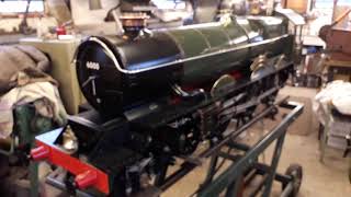 Testing GWR King Class Locomotive King George V 6000 [upl. by Meesaw]