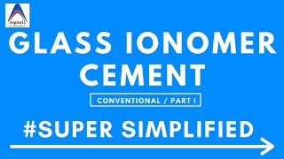 Glass Ionomer Cement  Dental Cement [upl. by Nilla]