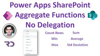 PowerApps delegation warning CountRows SharePoint [upl. by Spiro]