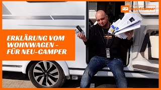 EINWEISUNG amp Inbetriebnahme vom WOHNWAGEN  so gelingt das erste Mal  inkl Gas Wasser amp Ankuppeln [upl. by Anastasio]