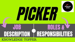 Picker Job Description  Picker Roles and Responsibilities [upl. by Silloh]