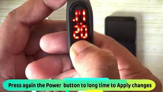 How To Set Date and Time in Digital Watch  Led Digital Watch Time Setting Easy Setup 60 Sec [upl. by Loggia]