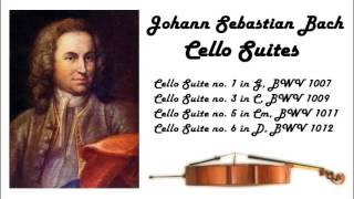 Johann Sebastian Bach  Cello suites in 432 Hz great for reading or studying [upl. by Soutor]