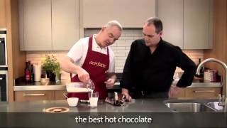 How to make a hot chocolate using an aerolatte milk frother [upl. by Ecinahc411]