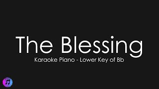 The Blessing  Elevation Worship  Piano Karaoke Lower Key of Bb [upl. by Hadrian]