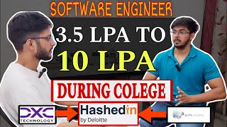 Software Engineer Roadmap 😎  From 35 LPA To 10 LPA 🤩  DXC Technology To Hashedin By Deloitte [upl. by Keele63]