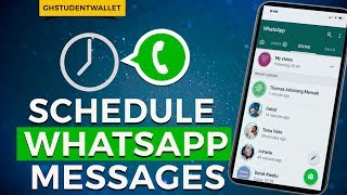 How To Schedule WhatsApp Messages IndividualsGroups on Android [upl. by Frissell807]