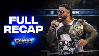 Full SmackDown highlights Oct 18 2024 [upl. by Anastas496]