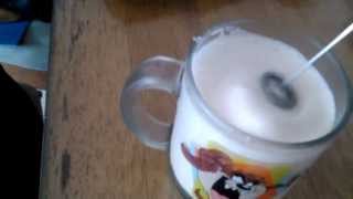 Aerolatte Review Frothing Cold Milk In Under 1 Minute [upl. by Dyl]