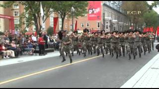 FIMMQ PARADE QUEBEC CITY  SFILATA PARTE 13 CON I BERSAGLIERI ITALIANI [upl. by Aivatnuhs]