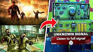 NEW EASTER EGG SOLVED IN OUTBREAK  CLASSIC ZOMBIES MAPS ITEM GUIDE All Locations Unknown Signal [upl. by Eimma703]